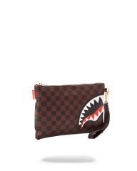 CHECKS IN CAMOFLAUGE CROSSOVER CLUTCH