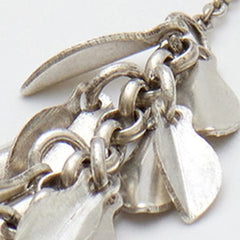 Metal Shiny Leaf Earrings