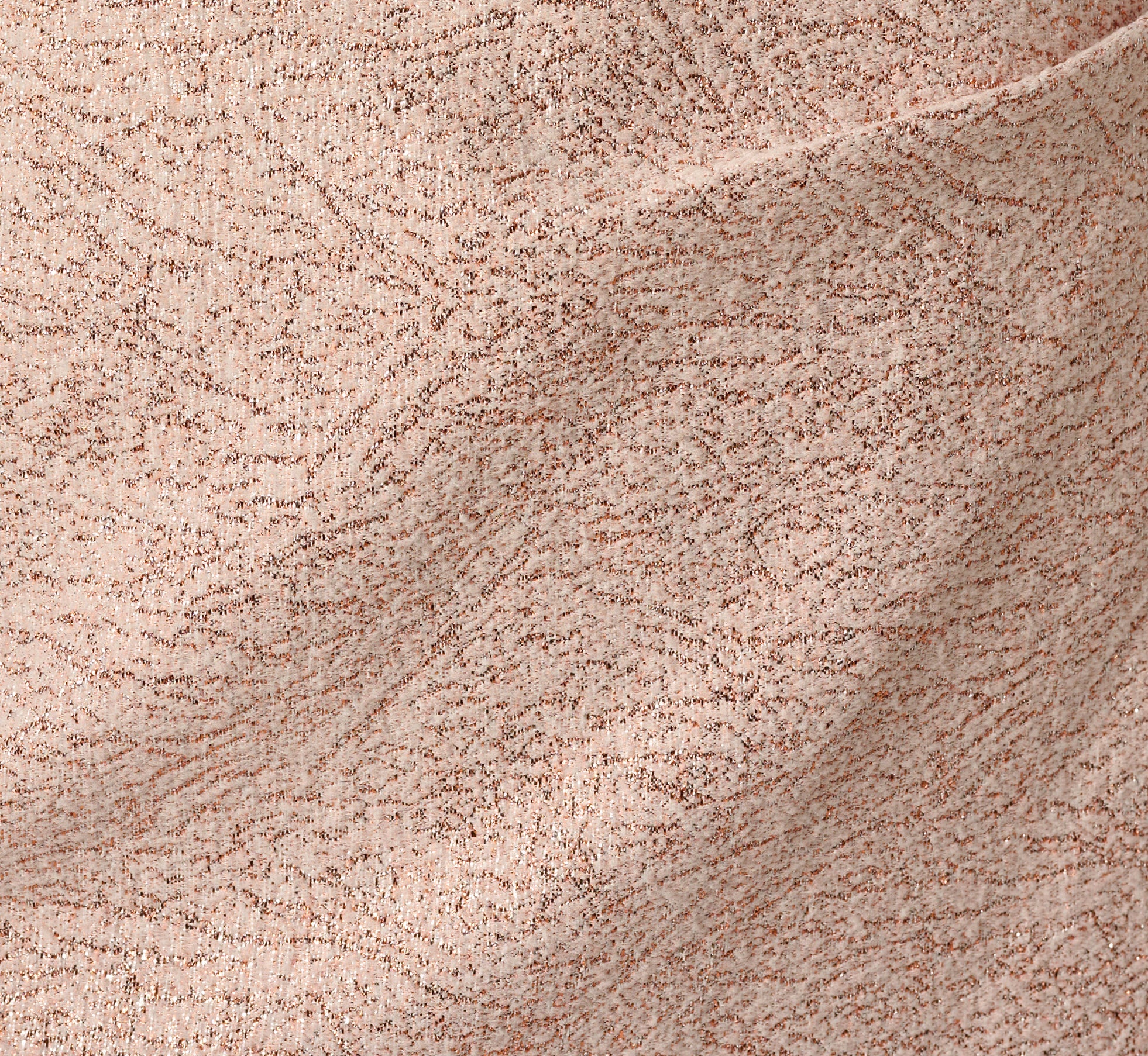 Off Shoulder Draped Stretch Jacquard Gown In Blush